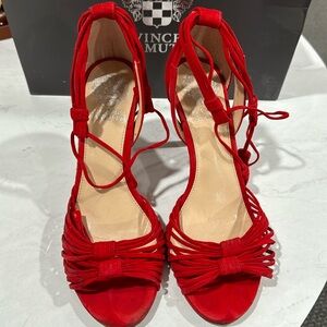 Vince Camuto red heels